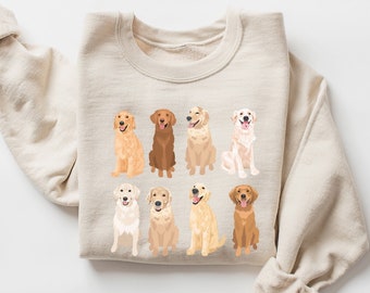 Golden Retriever Sweatshirt, Golden Retriever Sweater, Dog Lover Gift, Dog Mom Shirt, Golden Mama, Dog Owner Gift, Golden Dog Sweatshirt