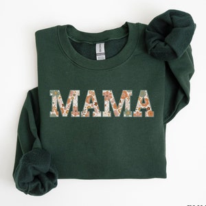 Floral Mama Sweatshirt, Cute Mom Sweatshirt, Mother&#39;s Day Gift, Mommy Shirt, New Mom Gift, Gift for Mother, Mama Shirt, Baby Shower Gift