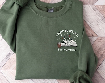Book Sweatshirt, Book Sweater, Book Lover Gift, Bookworm, Bookish Shirt, Librarian Shirt, Teacher Gift, Reading Sweatshirt, Coffee Shirt