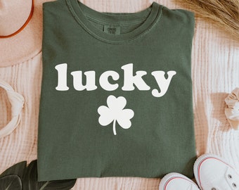 St Patricks Day Shirt, Comfort Colors Irish Shirt, Shamrock Shirt, Lucky Shirt, Womens St Patricks Day, St Pattys Day, Saint Patricks Day
