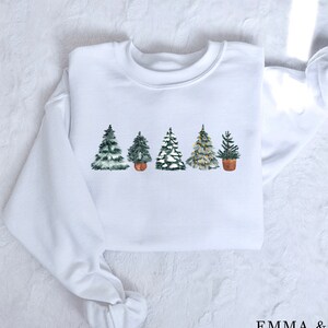 Christmas Tree Sweatshirt, Christmas Sweatshirt for Women, Christmas Sweater, Christmas Crewneck, Holiday Apparel, Christmas Shirts