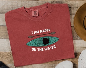 Comfort Colors Kayaking Shirt, Kayak Shirt, Canoeing, Camping Shirt, Kayaker, Kayaker Gifts, Camping Gifts, Outdoors Tee, Canoeing