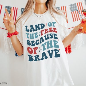 Comfort Colors Fourth of July Shirt, America Shirt, Fourth of July Retro Shirt, Red White and Blue, 4th of July Graphic Tees, USA Flag Shirt