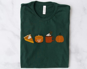 秋シャツ、パンプキン スパイス シャツ、秋コーヒー シャツ、パンプキン シャツ、レディース秋シャツ、パンプキン スパイス T シャツ、パンプキン スパイスのすべて