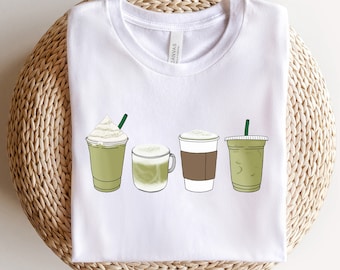 Camisa Matcha, Camiseta Matcha, Camisa de té, Camisa Matcha Latte, Camisa Amante del té, Amante de Matcha, Camisa de té verde para mujeres, Regalo de té verde