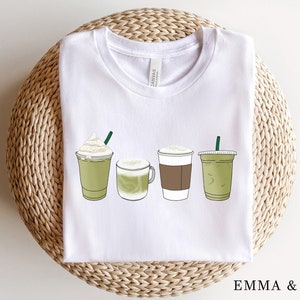Matcha Shirt, Matcha T-Shirt, Tea Shirt, Matcha Latte Shirt, Tea Lover Shirt, Matcha Lover, Green Tea Shirt for Women, Green Tea Gift