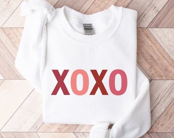 Valentines Day Sweatshirt, XOXO Sweatshirt, Valentines Shirt, Love Sweatshirt, Valentines Day Shirts for Women, Valentines Day Crewneck