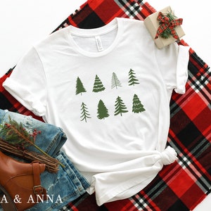 Christmas Shirt, Christmas T-Shirt, Christmas Tree Shirt, Winter Shirt, Holiday Shirt, Christmas Shirts for Women, Christmas Tees Shirt