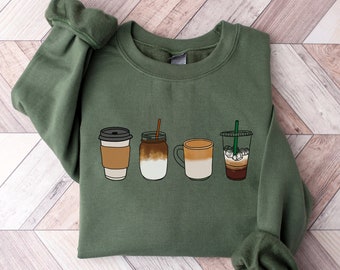 Coffee Sweatshirt, Coffee Sweater, But First Coffee, Gift for Coffee Lover, Coffee Please Shirt, Crewneck Sweatshirt for Women, Coffee Shirt