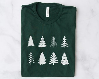 Christmas Shirt, Christmas T-Shirt, Christmas Tree Shirt, Winter Shirt, Holiday Shirt, Christmas Shirts for Women, Christmas Tees Shirt