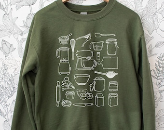 Baking Sweatshirt, Baking Shirt, Baking Gifts, Bakery Gifts, Love Baking, Baking Lover Sweatshirt, Pastry Chef Sweatshirt, Baker Shirts