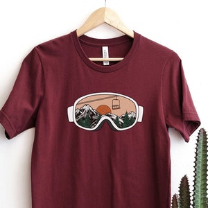 Ski Shirt, Skiing Shirt, Snowboarding Shirt, Ski Gifts, Winter Sports, Mountain Shirt, Adventure, Ski Tshirt, Outdoors Shirt, Ski Trip
