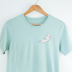 Beluga Whale Shirt, Whale T-Shirt, Marine Life Shirt, Save the Ocean, Marine Biology Gift,  Animal Lover Shirt, Sea Animal Shirt