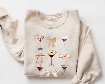 Espresso Martini-tröja, Tini Time, espressoskjorta, espresso Martinis, espresso Martini-topp, present till Martini-älskare, Martini-tröja