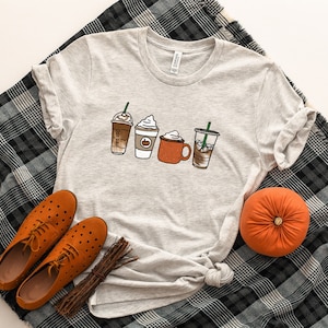 Fall Shirt for Women, Fall Coffee Shirt, Coffee T-Shirt, Pumpkin Spice Shirt, Halloween Crewneck, Thanksgiving Shirt, Its Fall Yall