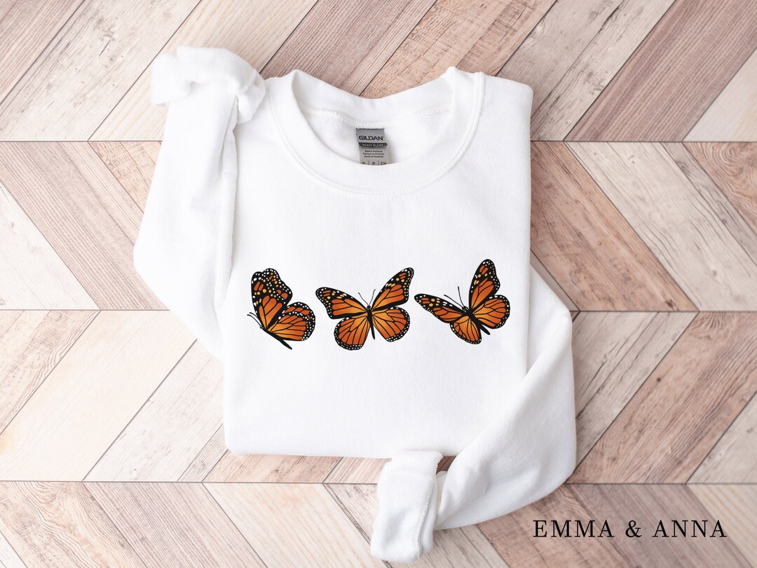 Sudadera mariposa su ter mariposa camisa mariposa monarca
