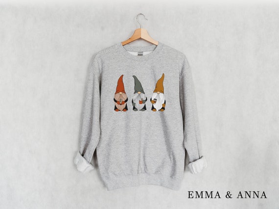 Fall Sweatshirt for Women Gnome 