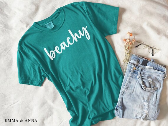 Beachy Shirt, Comfort Colors Beach Shirt, Ocean Shirt, Beach Lover Gift, Beach Vibes Tshirt, Beach Tshirt, Vacation Shirt,