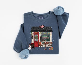 Christmas Coffee Sweatshirt, Christmas Sweater, Merry Christmas Sweatshirt, Coffee Lover Gift, Christmas Coffee Shirt Women, Holiday Gifts