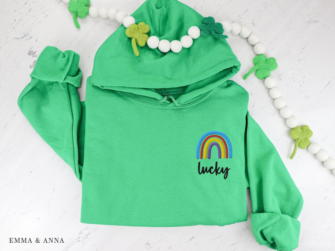 Lucky Embroidered Sweatshirt St. Patrick's Day main image 1