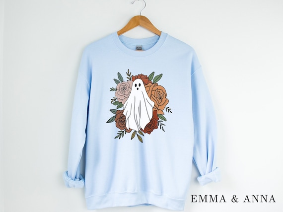 Ghostly floral sweatshirt hot sale