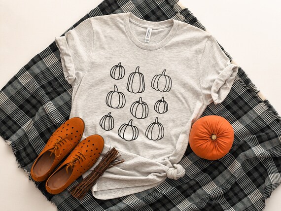 All Pumpkin Shirt, Pumpkins T-Shirt, Cute Fall Shirt for Women, Pumpkin Patch Shirt, Pumpkin Spice, Halloween Shirt, Thanksgiving Shirt