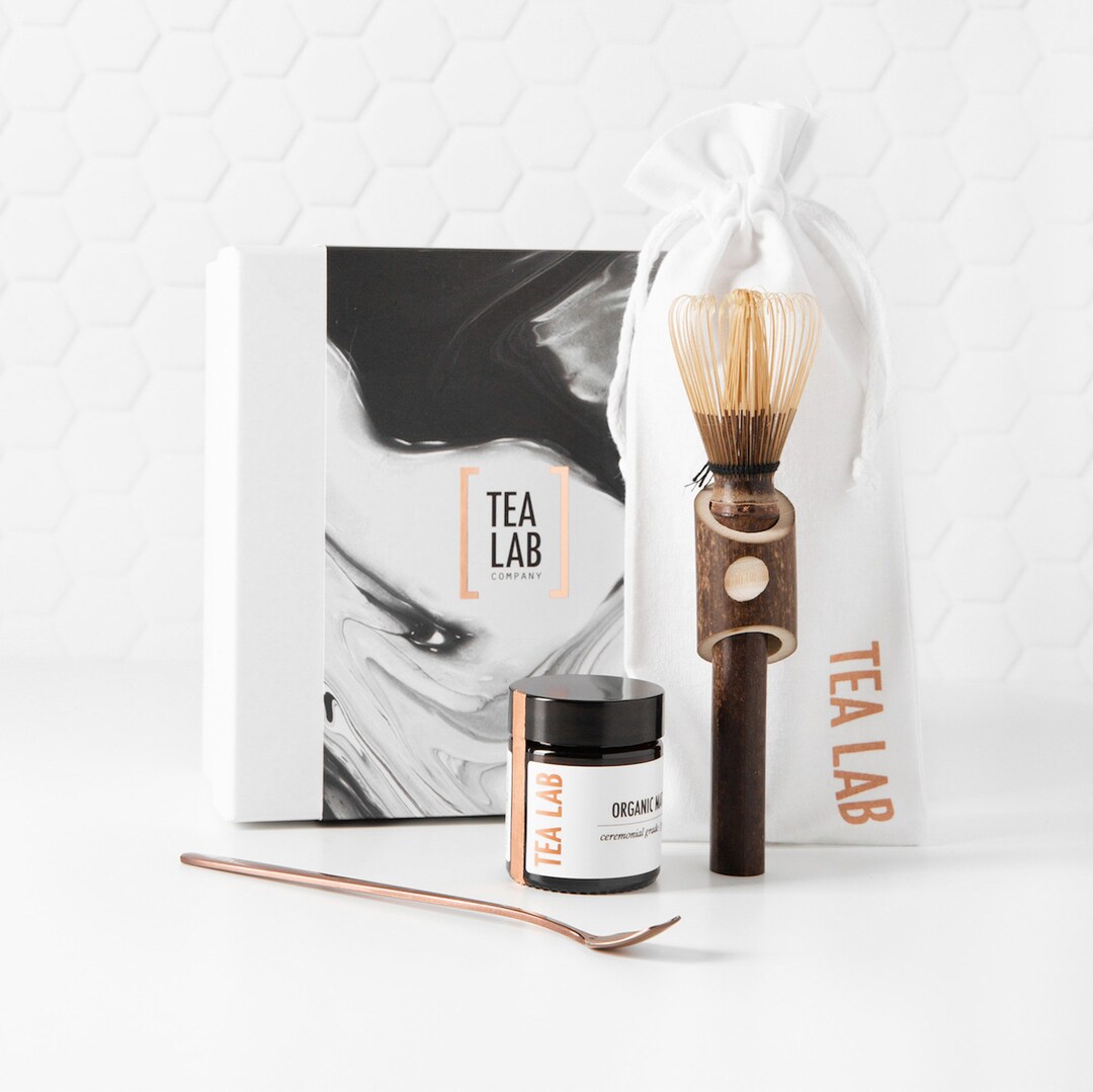 Matcha Tea Gift Box Set Organic Ceremonial Grade Matcha Green Tea 12g