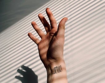 Persian Calligraphy Tattoo Design: The Lord is with me (Digital Download)