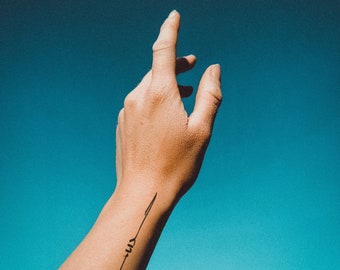 Tattoo Design (III) | The Lord is with me | Persian Calligraphy