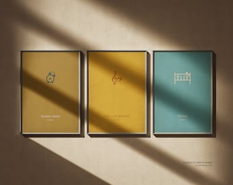 Póster de película minimalista / Películas de Ali Hatami / Madre, Sooteh-delan, Del-shodegan