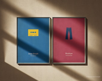 Minimal Movie Poster | Boutique by Hamid Nematollah | Deep Breath by Parviz Shahbazi