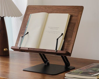 Wooden reading stand, multifunctional reading stand, computer tablet stand, adjustable stand, anti-myopia stand, minimalist stand