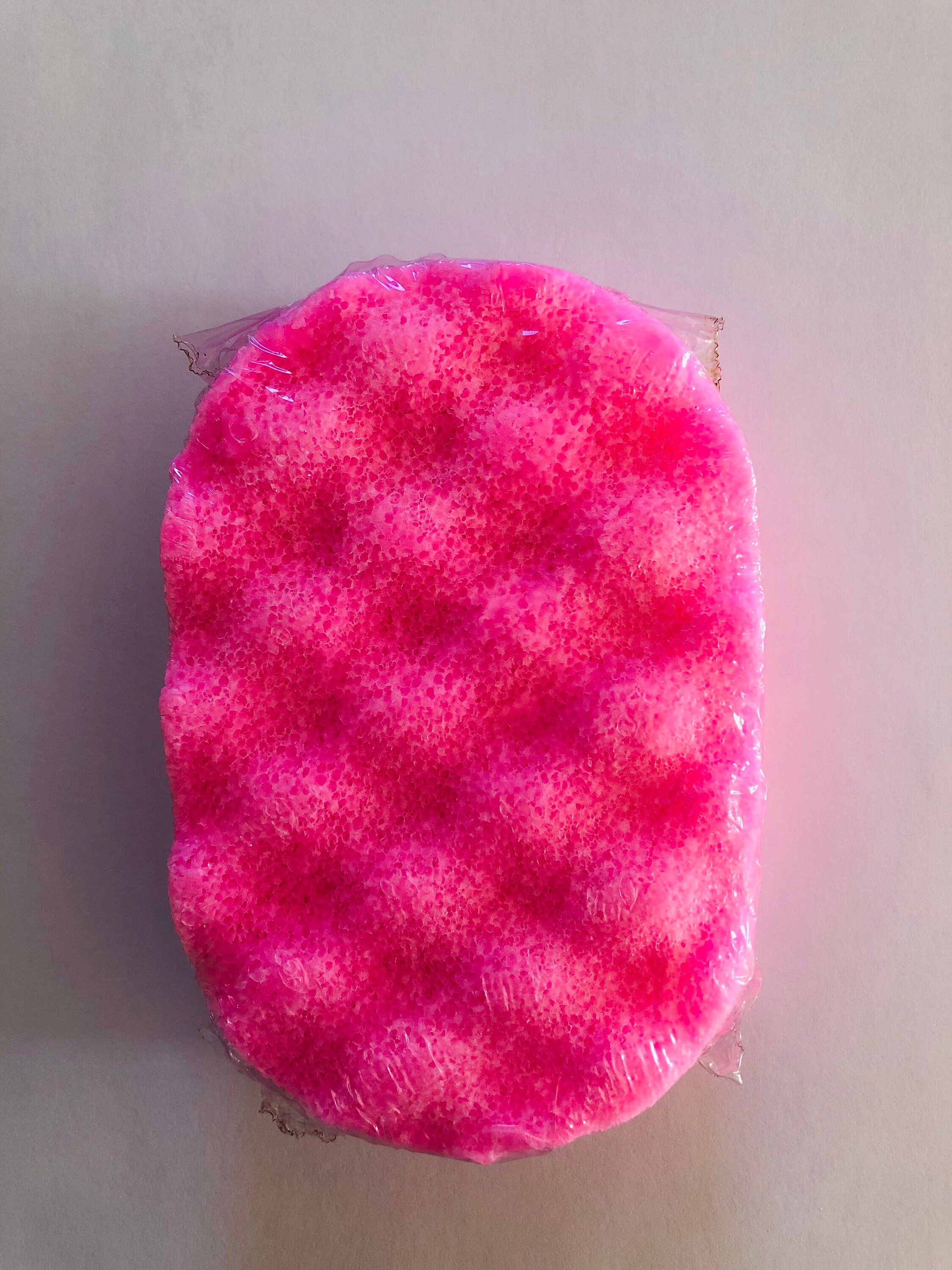 Snow Angel, exfoliating soap sponge large