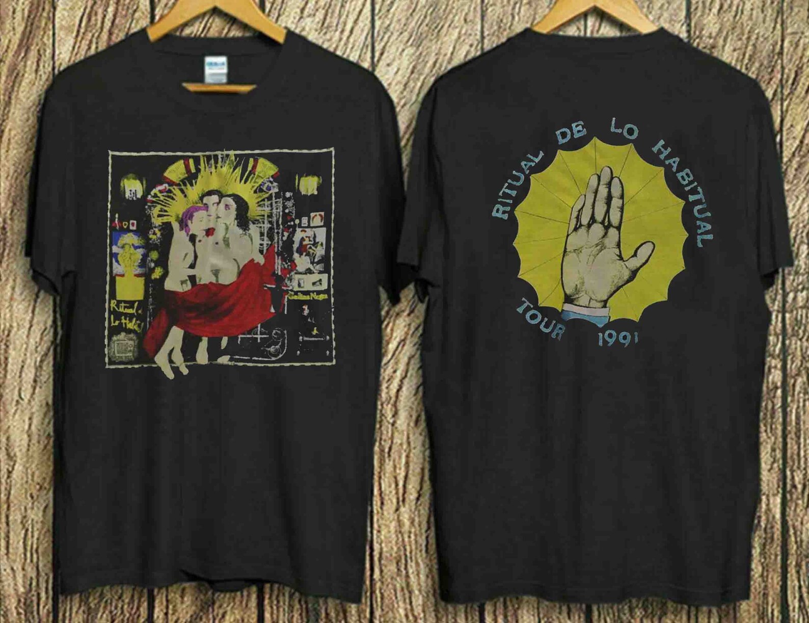 Jane'S Addiction 1991 Ritual De Lo Habitual T Shirt 1991 Etsy