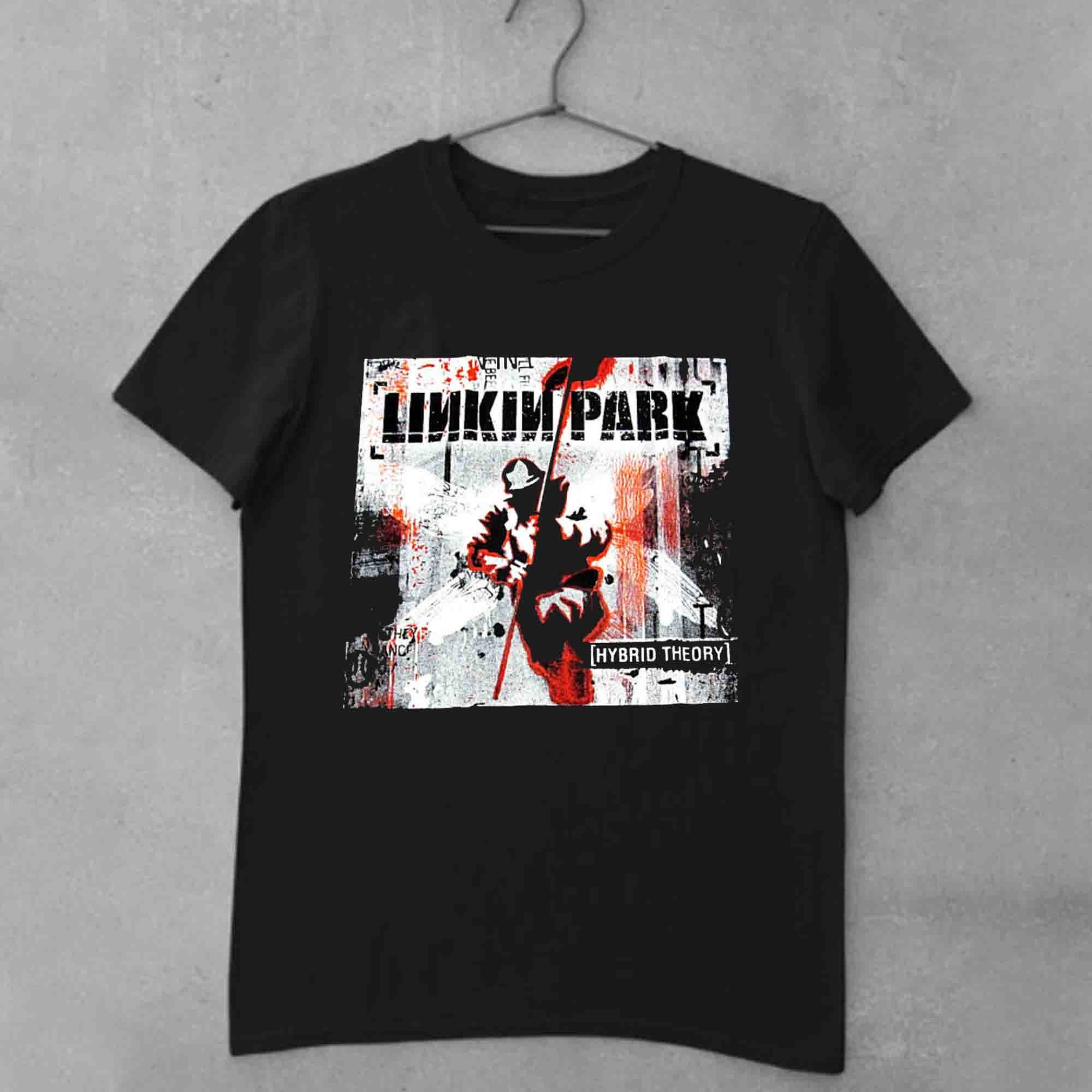 LINKIN PARK Hybrid Theory T-shirt Adult Men's Black Tee New