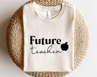 Future teacher svg, teacher svg, teaching shirt svg, teacher in progress svg, student teacher svg, teacher shirt svg, hand lettered svg, svg