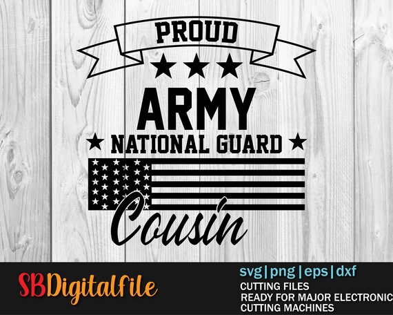 Proud Army Cousin SVG \u0026 PNG Military 