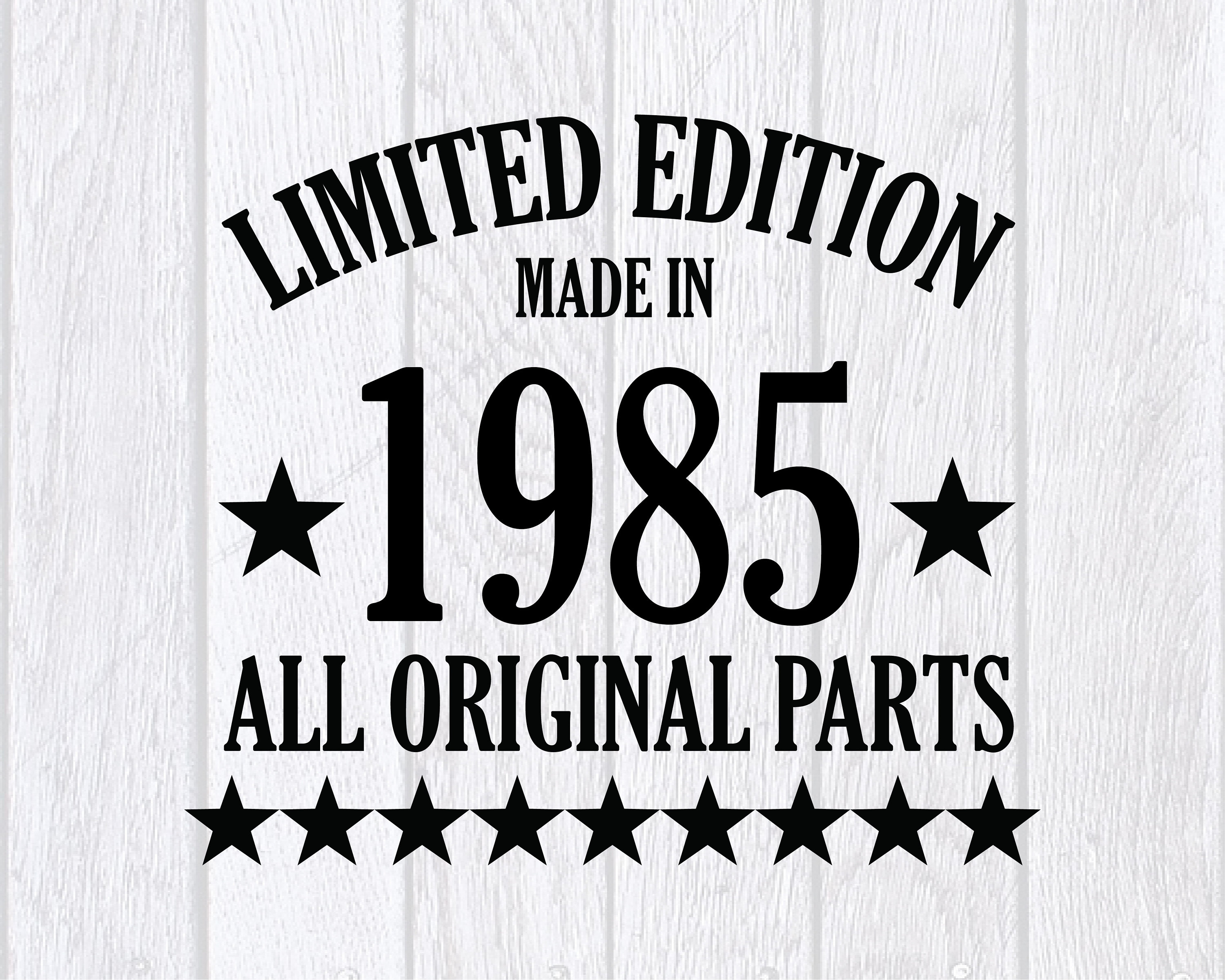 the birthday　まとめ売り　sizeS〜М Limited Edition 1985 SVG All Original Parts 35rd Birthday