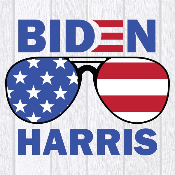 Biden Harris Svg Bundle / Kamala and Joe Aviators Flag Art Png Svg digital art to print or cut cricut