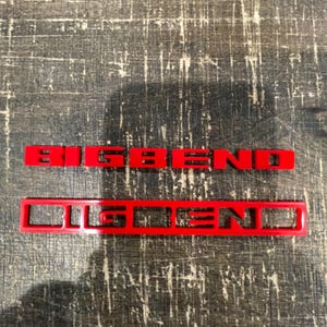 NEW &quot;Big Bend&quot; Solo Red letters (MANY Colors Available!!!)
