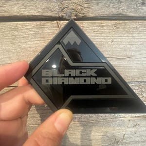 NUEVO &quot;BLACK DIAMOND&quot; Negro mate opaco sobre negro brillante