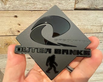 OUTER BANKS Sasquatch Blackout Gloss Black on Matte Black, (MANY Colors Available!!!)