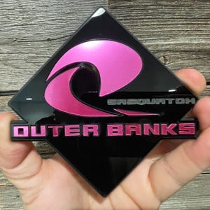 BUITENBANK Sasquatch matzwart, glanzend zwart, roze metallic