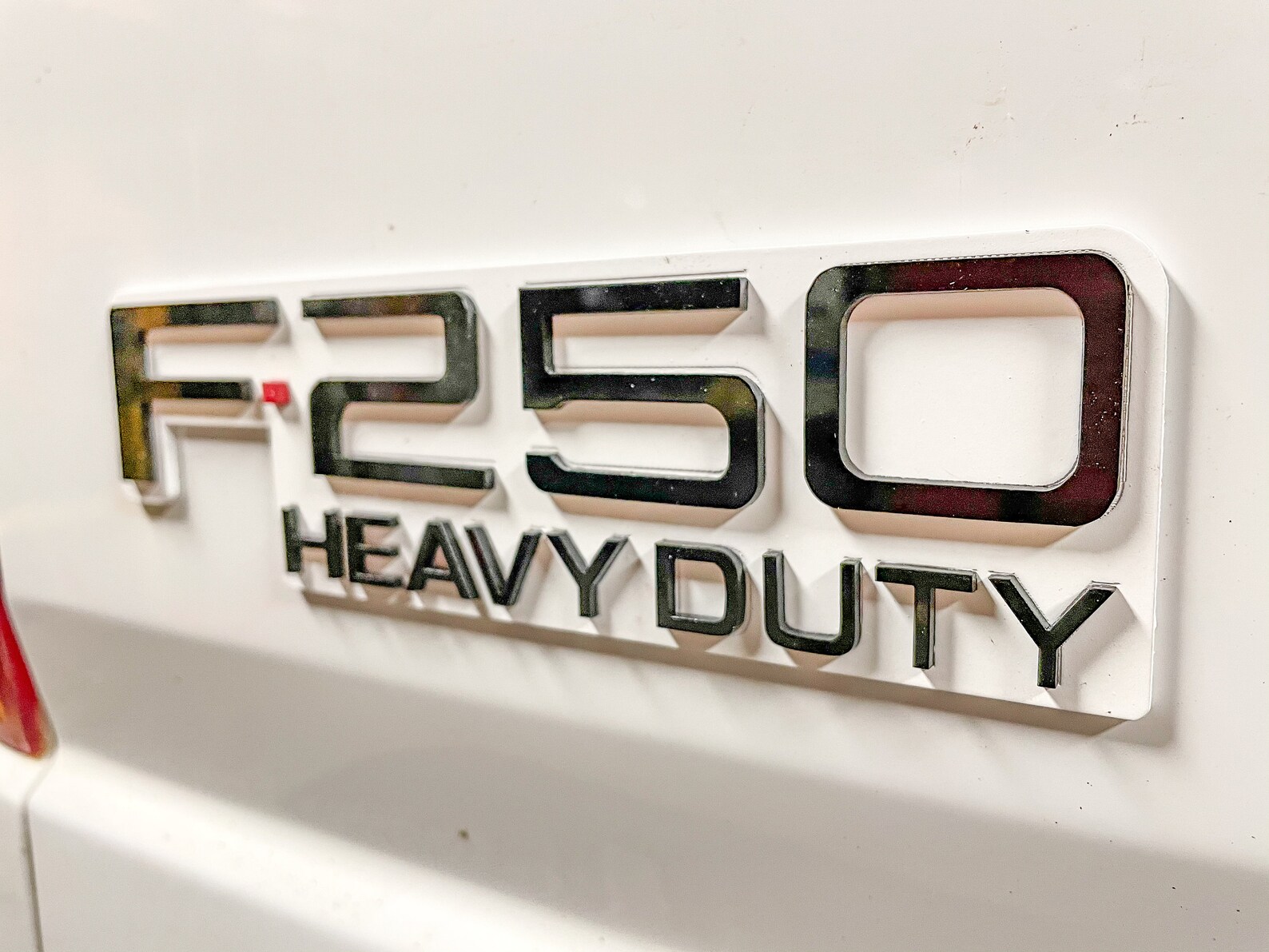 F250HD Ford Fender Badges Paintable Acrylic Badges Ford Etsy