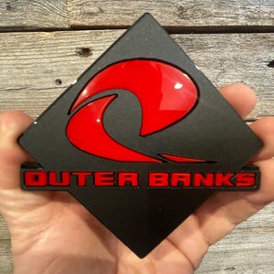 Blackout &quot;OUTERBANKS&quot; Matte Black on Gloss Black With RED, (MANY Colors Available!!!)