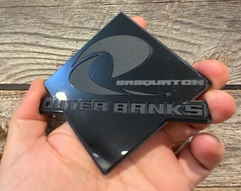 Outer Banks Blackout Sasquatch Reversed Matte & Gloss Black Acrylic