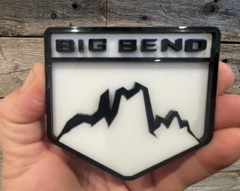BIG BEND Gloss Black, Gloss White