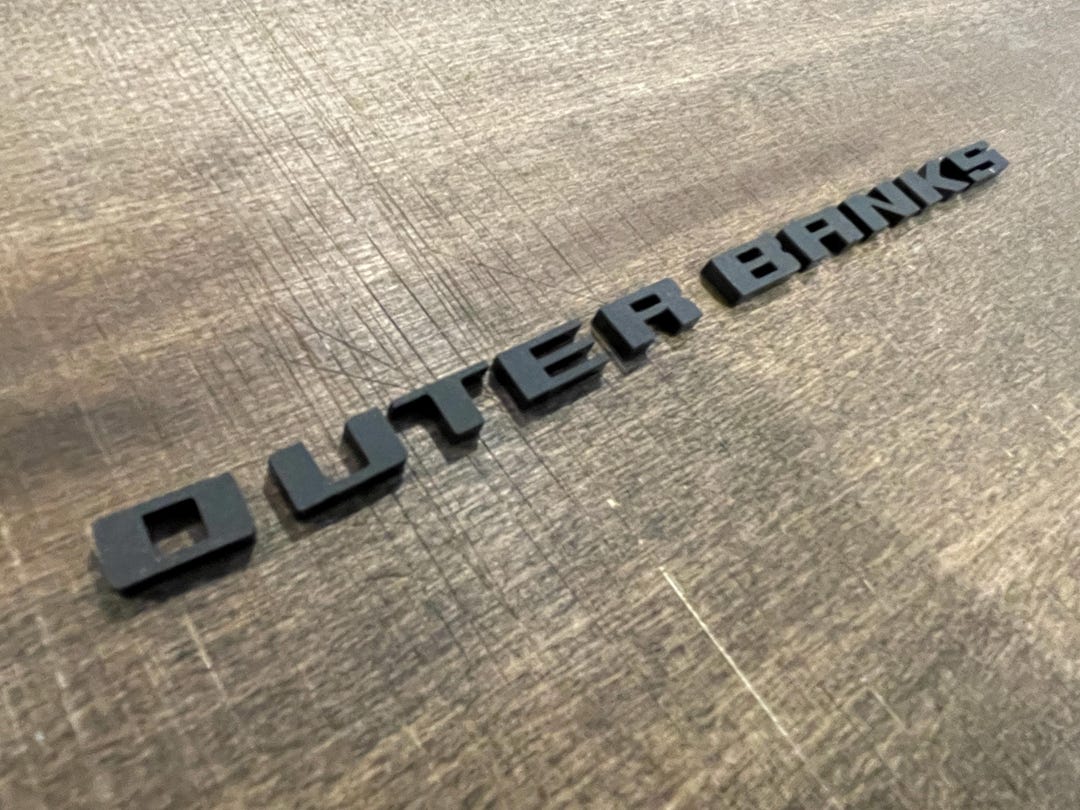 OUTER BANKS Solo Matte Black Letters (MANY Colors Available!!!) - Etsy