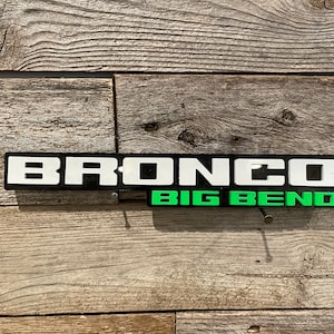 NEW &quot;BIGBEND&quot; Throwback Fender Badges, pAINTABLE Acrylic Badges , New body style Emblems