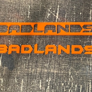 NEW &quot;BADLANDS&quot; Solo Orange letters (MANY Colors Available!!!)